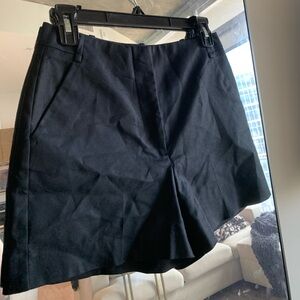 Zara Black Dress Shorts Small – Faux Pocket Detail